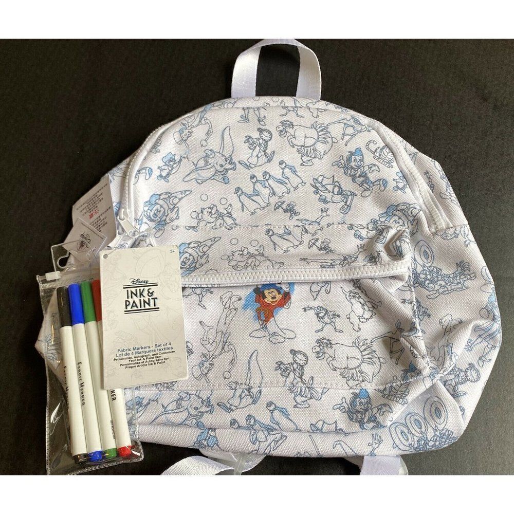 Disney parks Ink and Paint Draw on Backpack Mickey